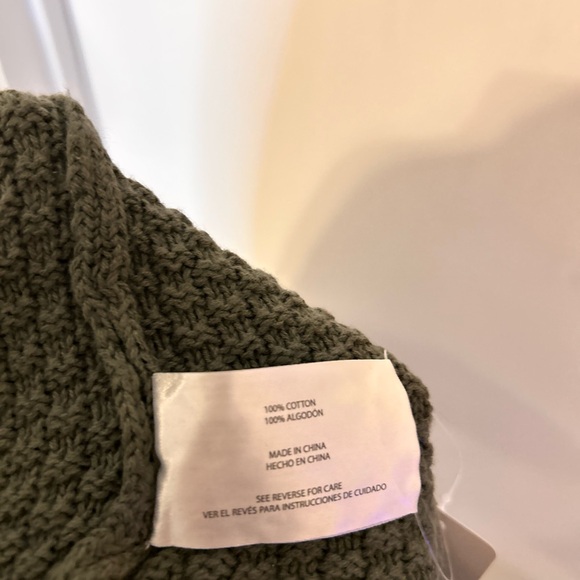 NWT GAP Olive Open-Front Knit Pocket Cardigan - Picture 11 of 11